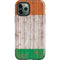 Ireland Flag Dark Wood iPhone 12 Pro Impact Case